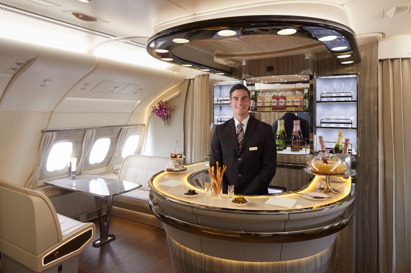 А380 Эмирейтс салон