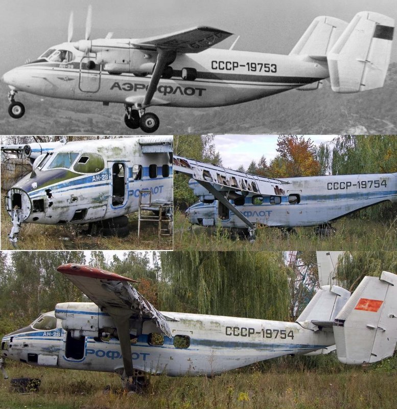 АН-28 самолёт шасси