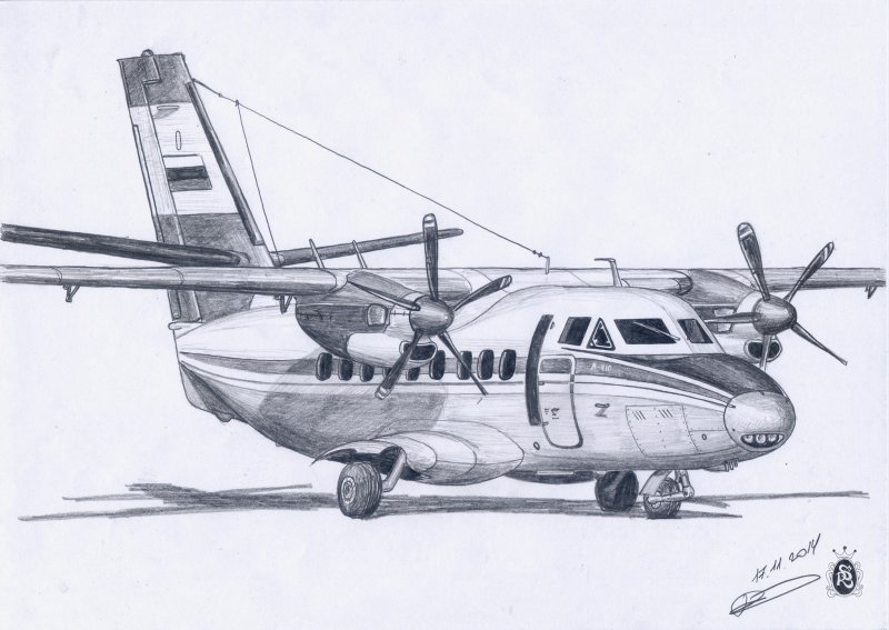 L-410 самолет чертежи