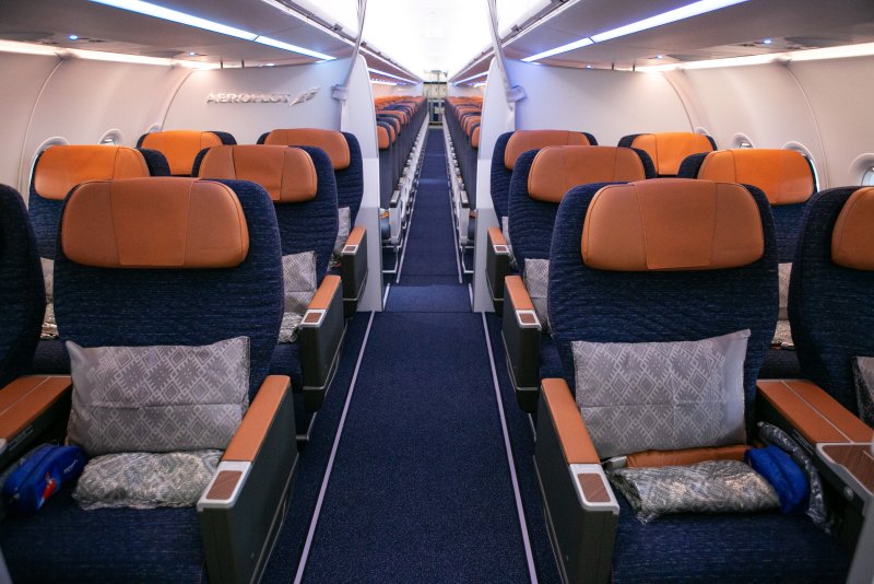 Airbus a320neo салон