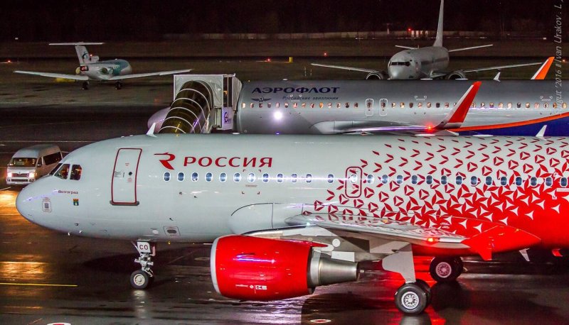 Самолет Airbus a319 авиакомпания Россия