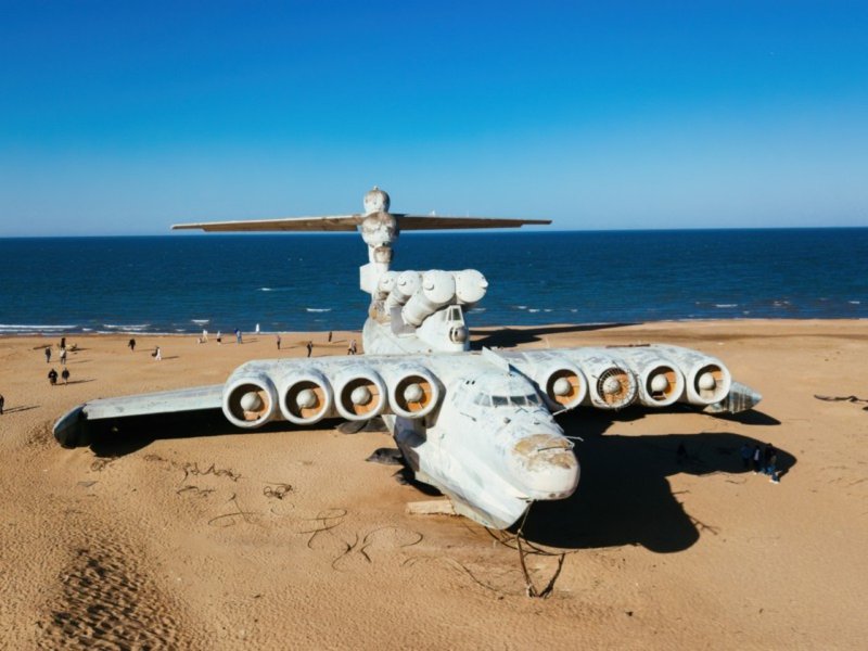 Экраноплан Лунь, Дагестан июль 2022