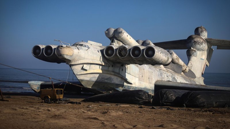Каспийский монстр экраноплан Лунь