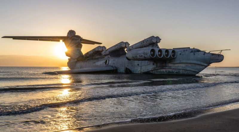 Каспийский монстр экраноплан Лунь