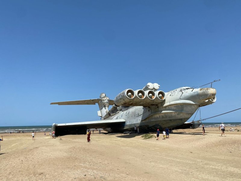 Экраноплан Лунь, Дагестан июль 2022