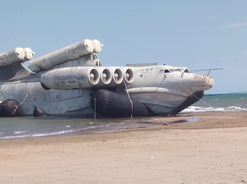 Каспийский монстр экраноплан Лунь