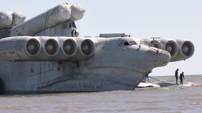 Каспийский монстр экраноплан Дербент