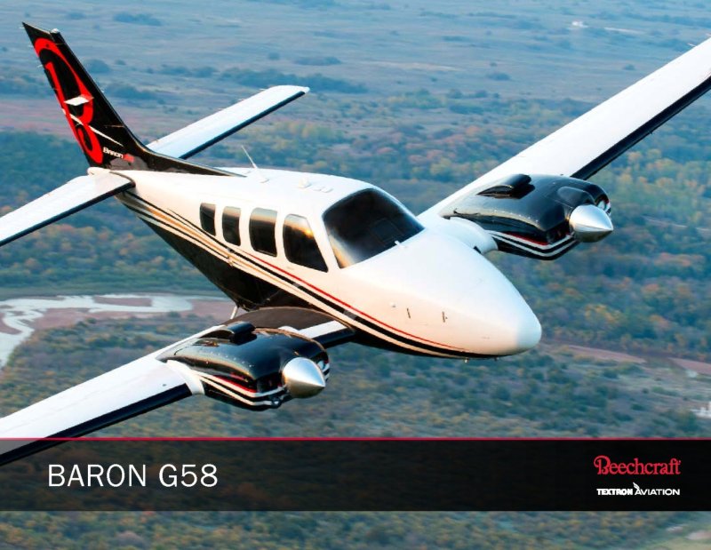 Beechcraft Baron g58 Interior