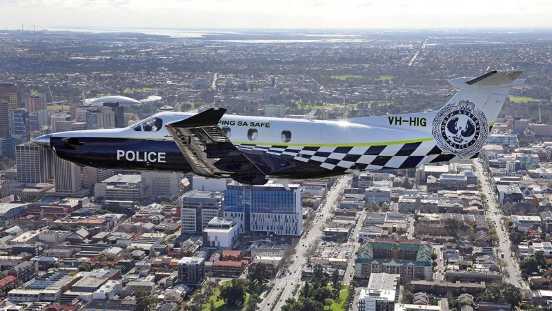 Police Airplane 4 channel