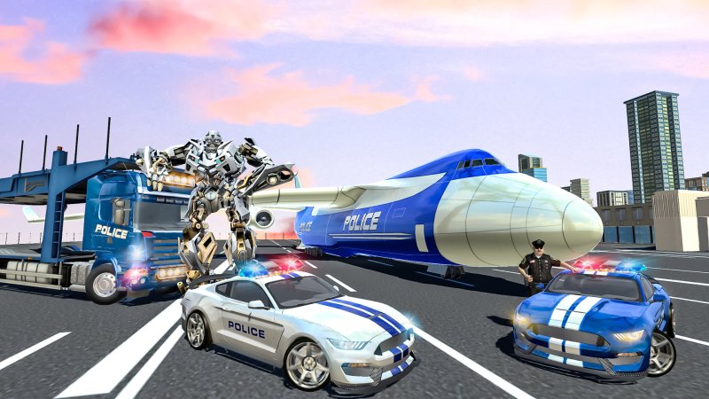 Police Airplane 4 channel