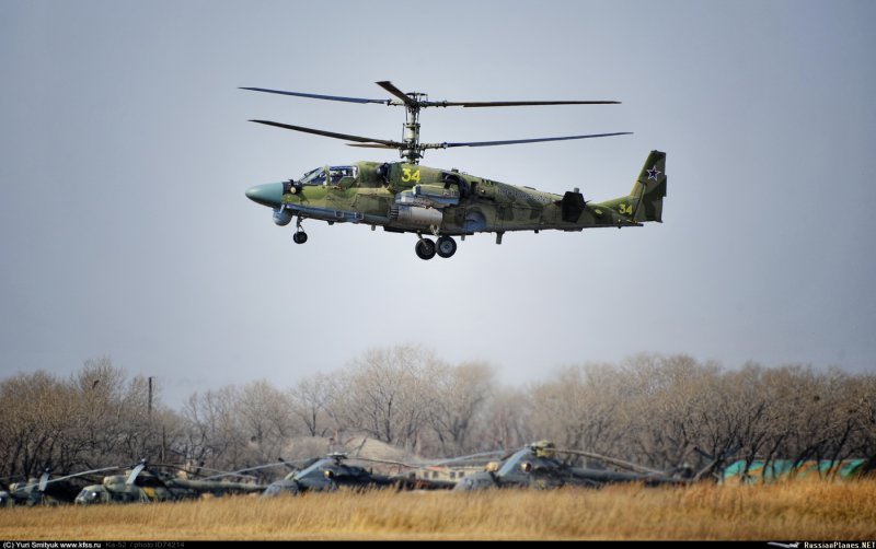 Ка 52 на авиабазе