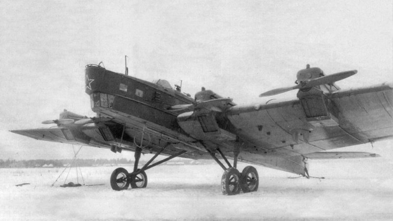 Тяжелый бомбардировщик ТБ-3 ант-6