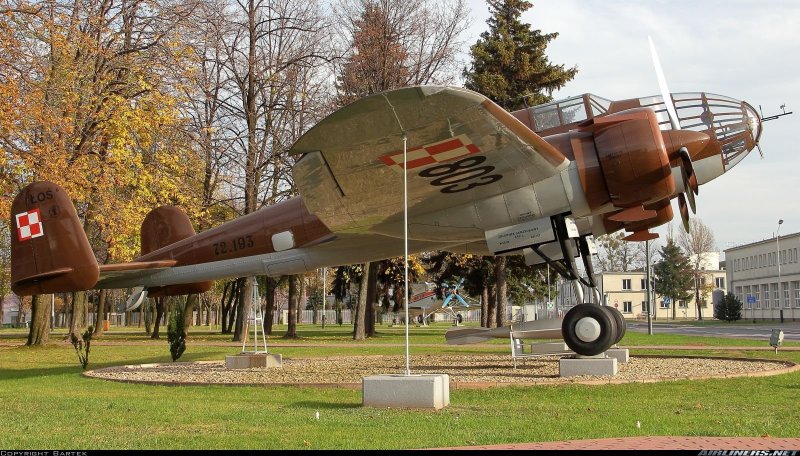 Бомбардировщик ПЗЛ 37 Лось