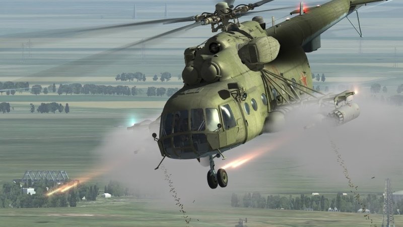 Вертолет ми-8 и ми-24