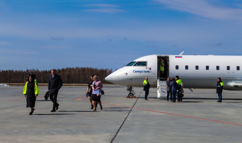 Самолет Северсталь Петрозаводск -семыиропль