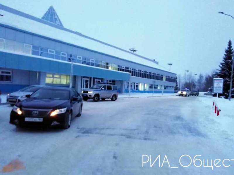 Аэропорт Ханты-Мансийск зимой