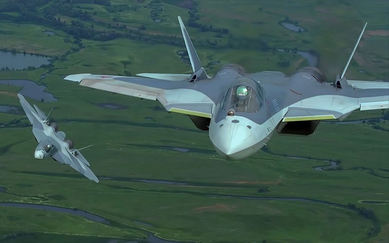 Cамолёт Су-57 "пак фа" (т-50)