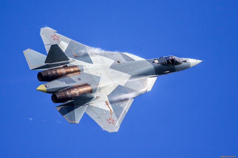 Су-57 реактивный самолёт