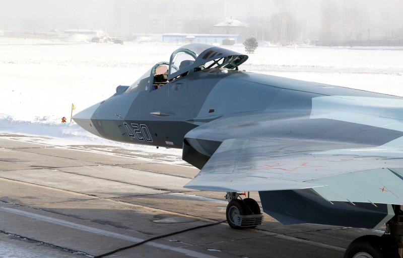 Су 57 кабина