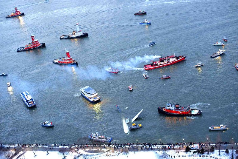 Гудзон 15 января 2009