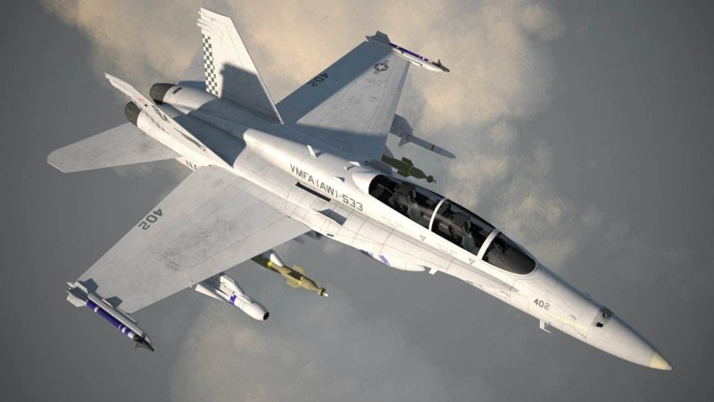 Штурмовик f/a-18 Хорнет
