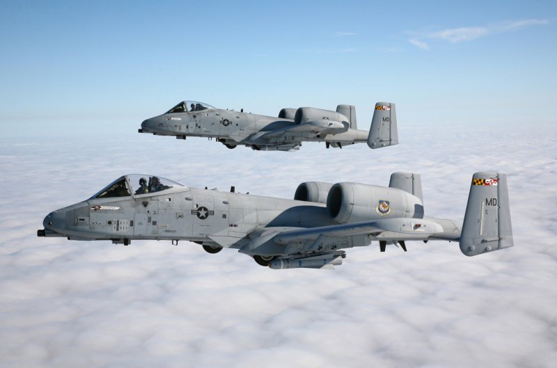 Штурмовик ВВС США A-10 Thunderbolt