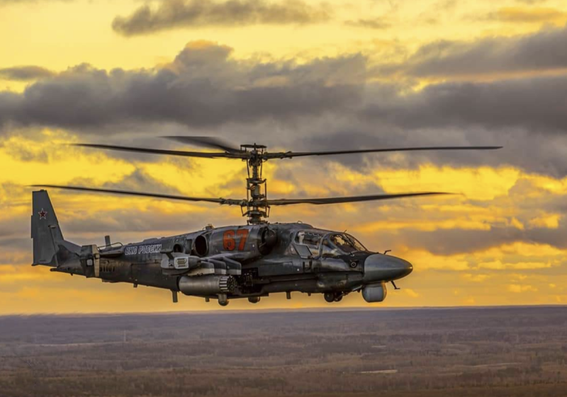 Вертолёт к-52 Аллигатор
