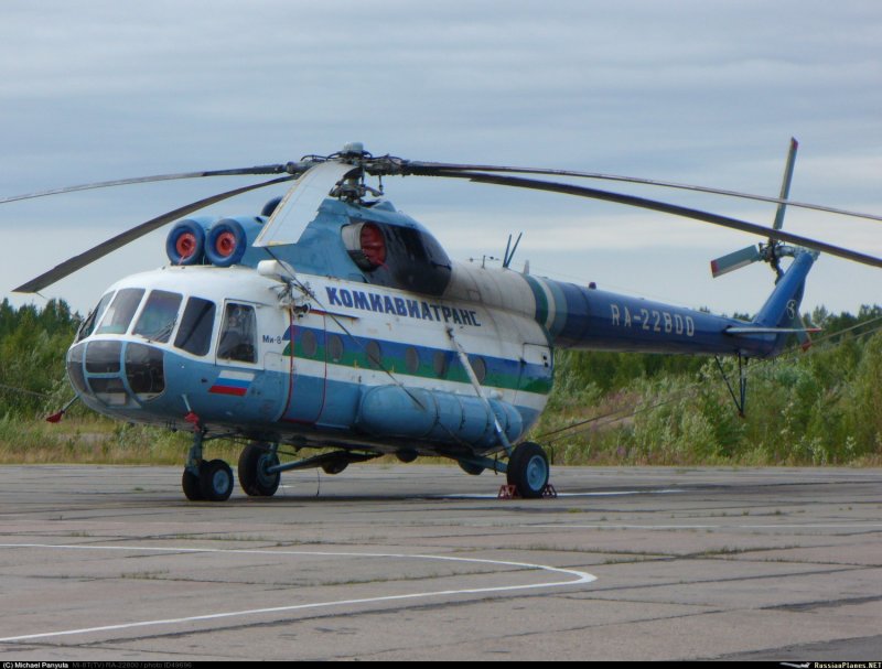 Вертолет Комиавиатранс Усинск