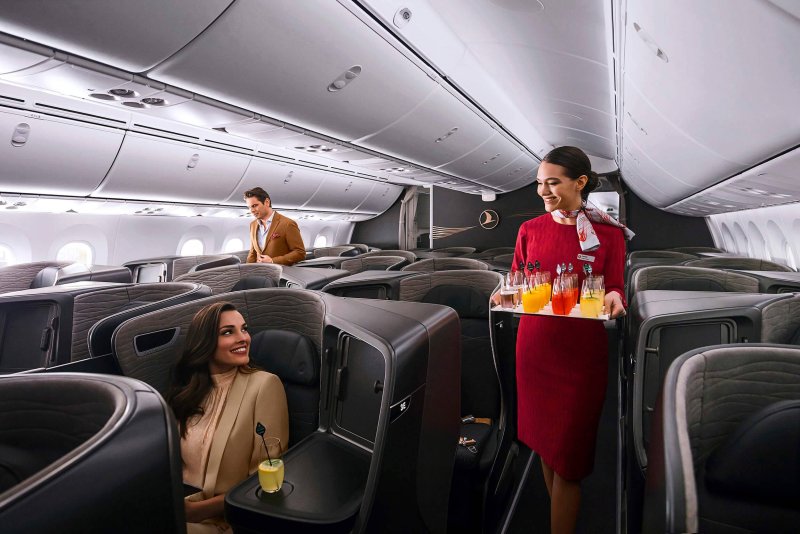 Бизнес класс Туркиш Эйрлайнс 787