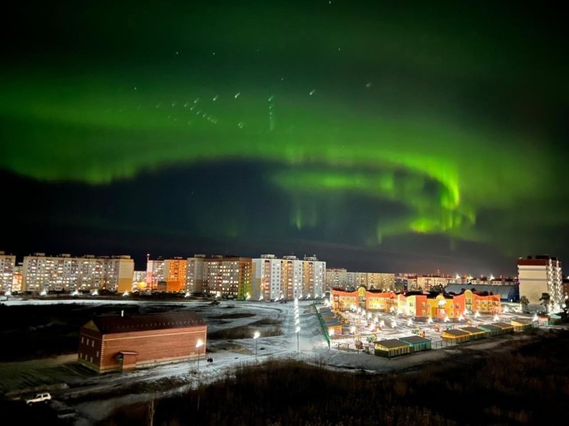 Северное сияние Ханты Мансийск