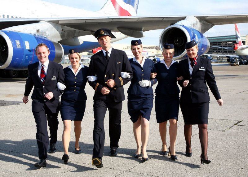British Airways бортпроводники