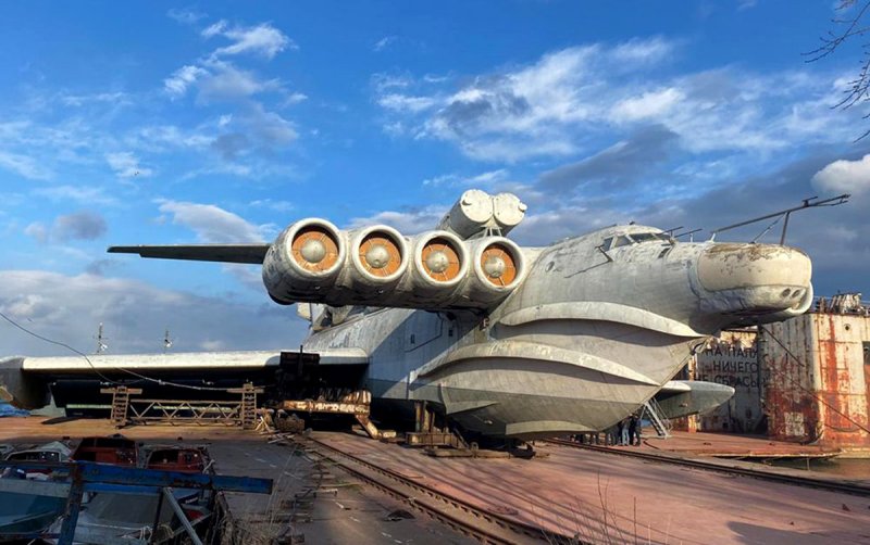 Каспийский монстр экраноплан Лунь