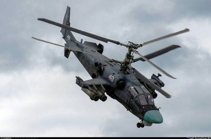Вертолёт ка-52 чёрная акула