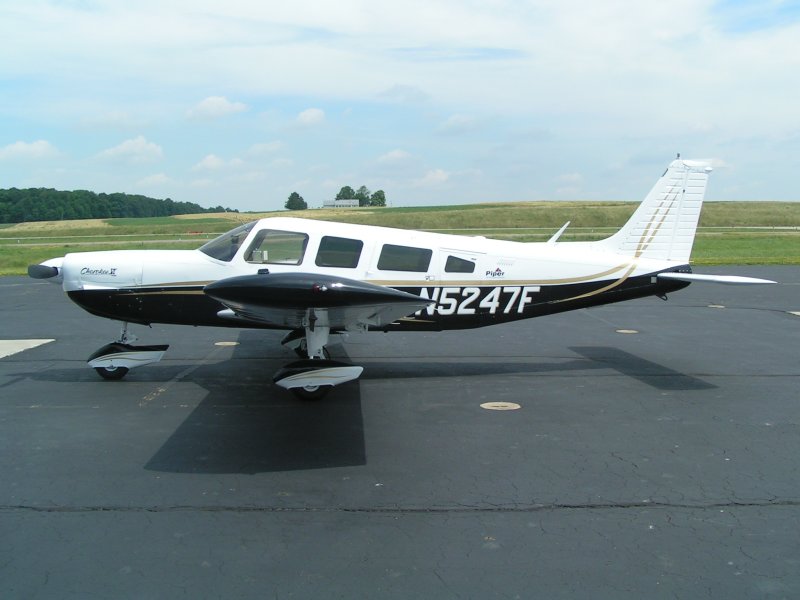 Piper Cherokee (4-местный) кабина