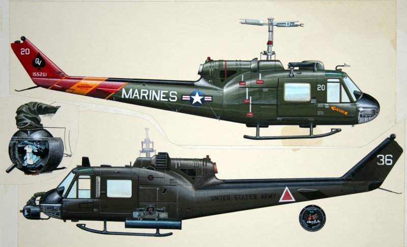 Bell uh-1 Iroquois Вьетнам