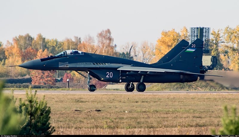 Миг-29 истребитель ВВС Узбекистан