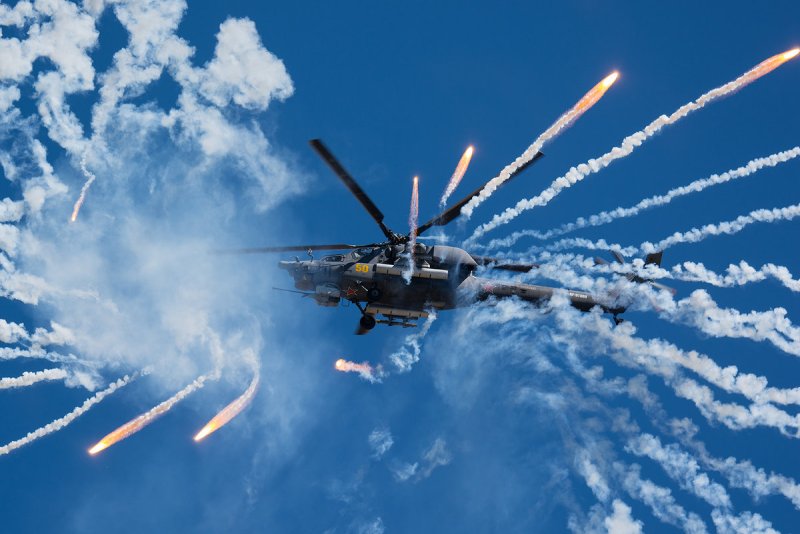Ми-28 вертолёт тепловые ловушки