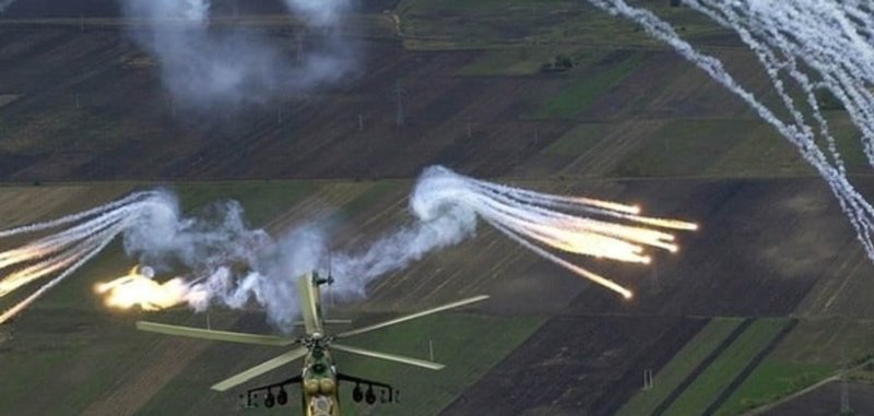 Тепловые ловушки на вертолетах