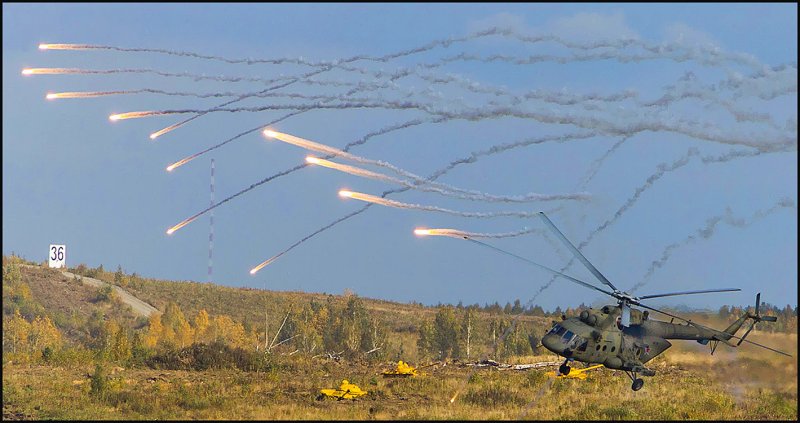 Тепловые ловушки на вертолетах