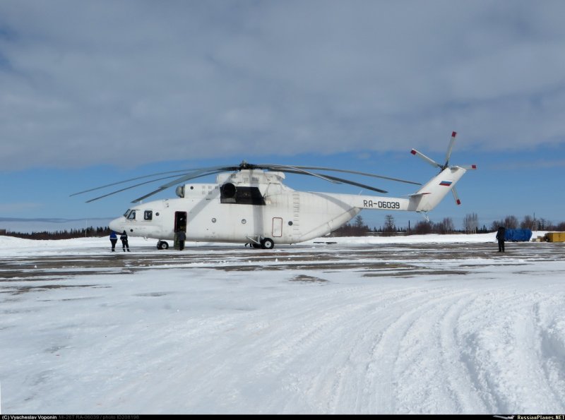 Грузовой вертолёт ми-26 Нарьян мар