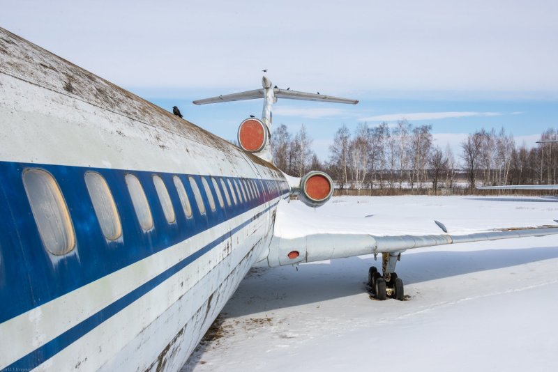 Ту-154 в Игарке