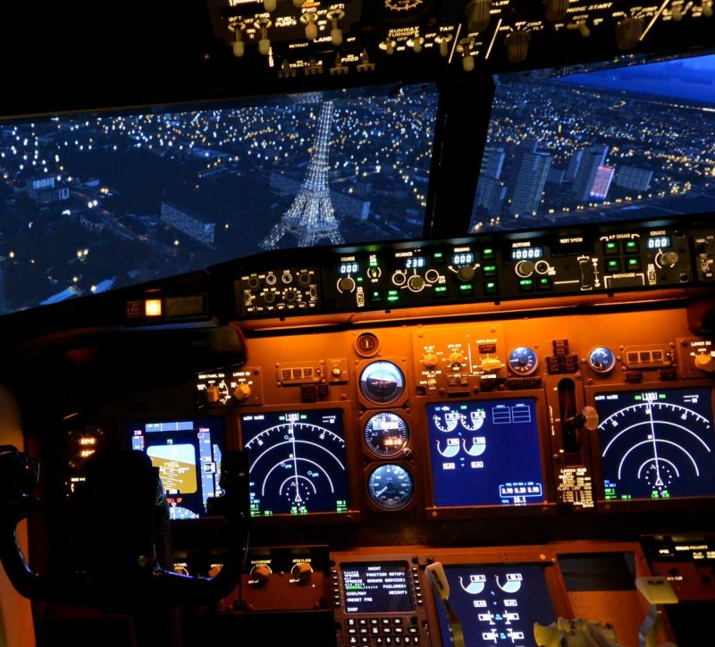 Боинг 737 кабина