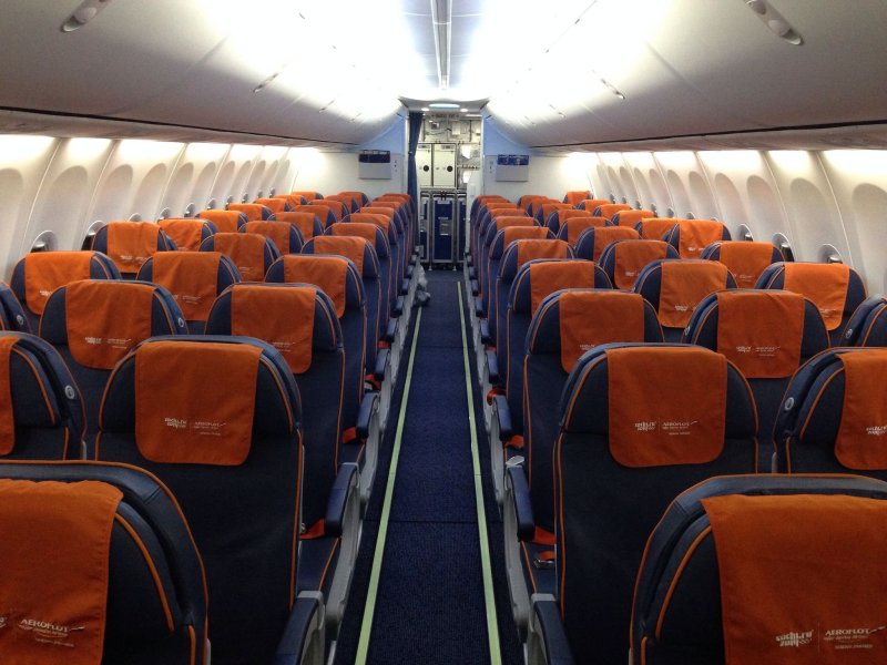 Боинг 737-800 Аэрофлот салон