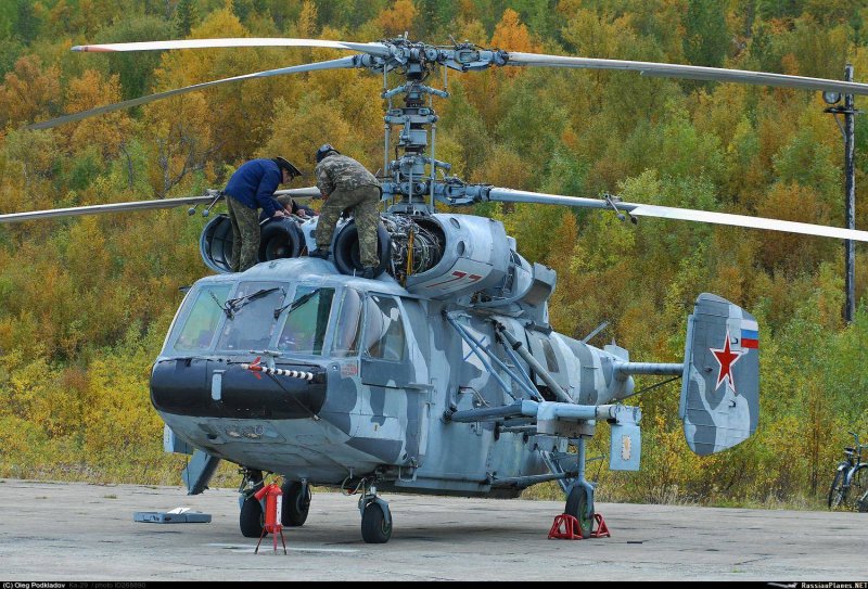 Вертолет ВМФ ка-29