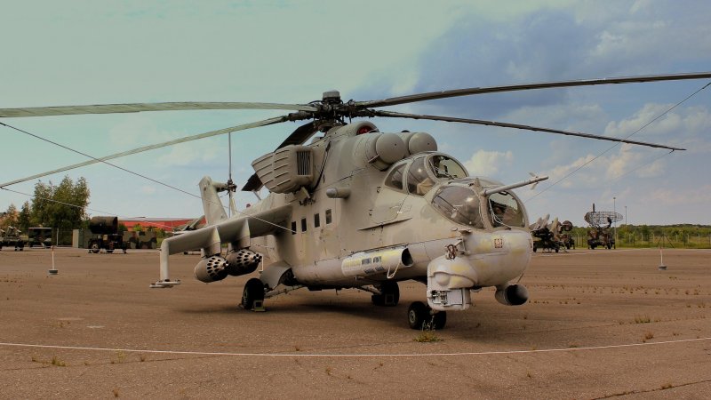 Вертолет mil mi 24 hind