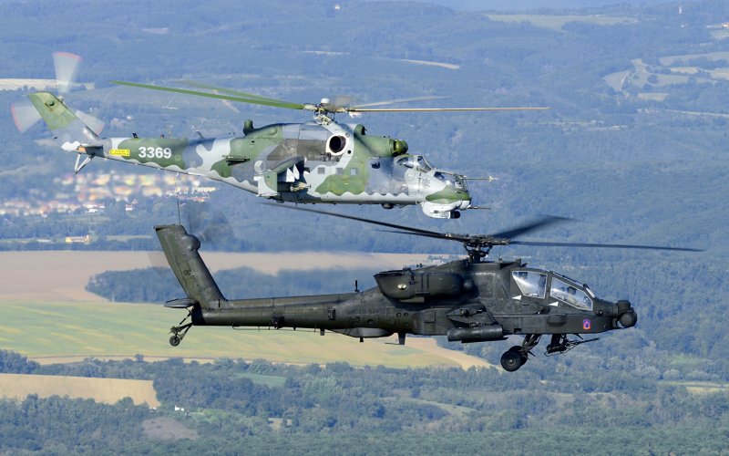 Ми-24 вертолёт в США