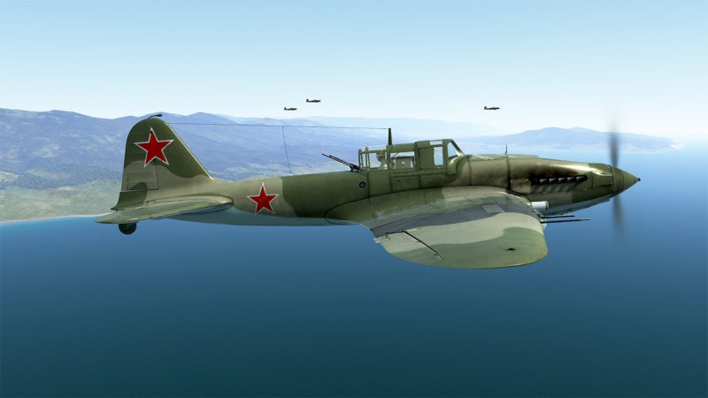 Ил-2 Штурмовик пикирование