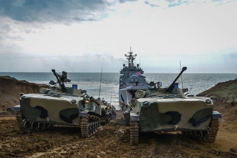 Опук Крым полигон морская пехота
