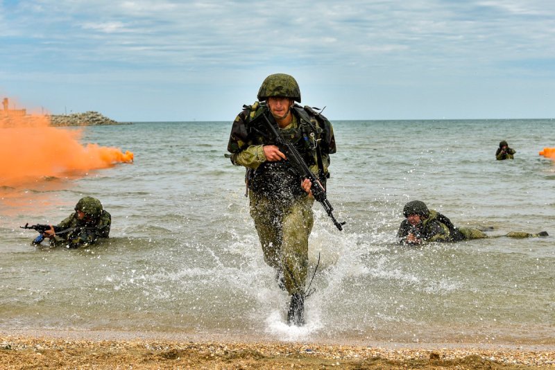 Морские пехотинцы Каспийской флотилии 2020
