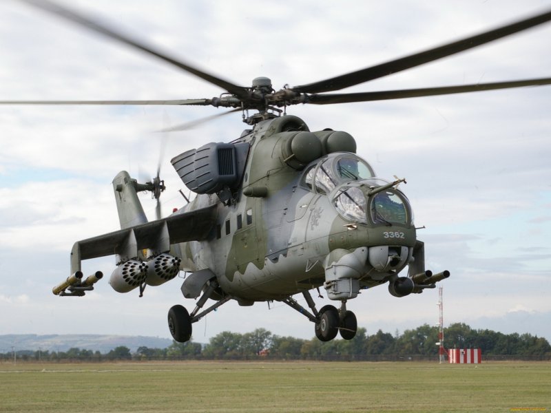 Ми-24 армейский ударный вертолёт